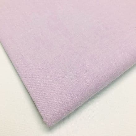Cordoba Plain Cotton  Fabric 150cm - (Lilac)