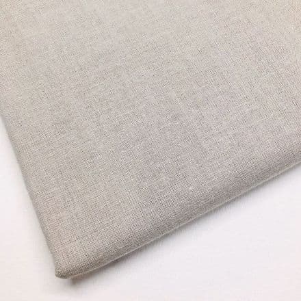 Cordoba Plain Cotton  Fabric 150cm - (Silver Grey)
