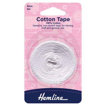 Cotton Binding Tape 6mm