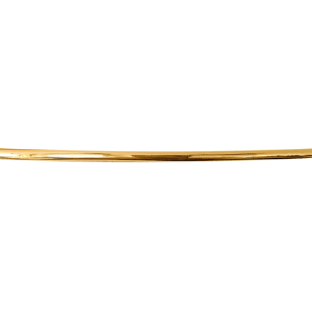 Decorative Metallic Contoured Profile/ Trim - 3mm - Shiny Gold