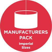 Drum Lampshade Manufacturing Packs  Imperial Sizes