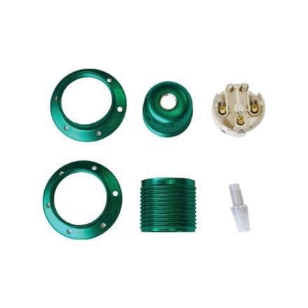E27 metal lamp holder kit  for lampshades (Emerald)