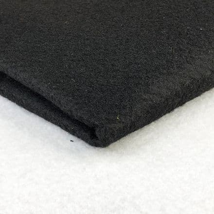 Fabulous Felt Fabric 150cm - (Black)