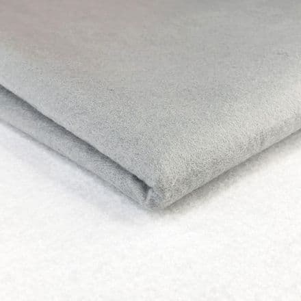 Fabulous Felt Fabric 150cm - (Pastel Silver)