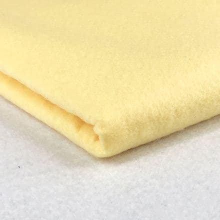 Fabulous Felt Fabric 150cm - (Pastel Yellow)