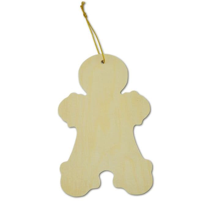 Gingerbread Man -Wooden Decoration  (35042)