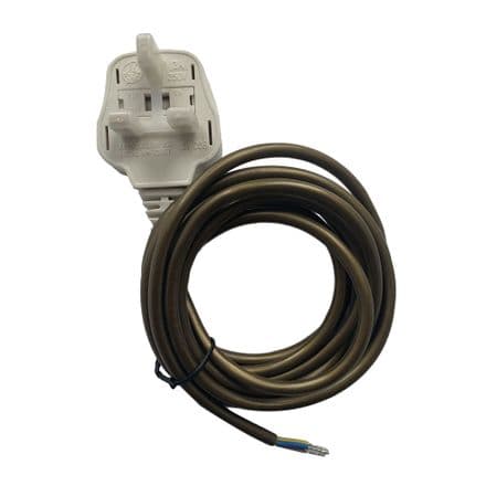 Gold Cable with Pre Wired Plug - (use with brass push bar lamp holders)