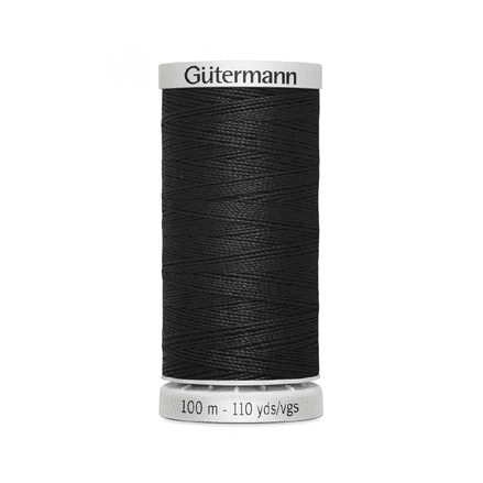 Gutterman Extra-Upholstery Thread - 100m - 100% Polyester - Black