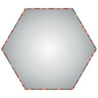 Hexagon Lampshade Diffusers - Translucent polypropylene