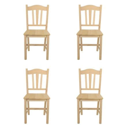 Italian Beechwood Quality Chair -  Set of 4