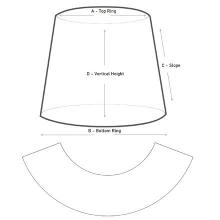 Lampshade Template Pattern 40cm or over