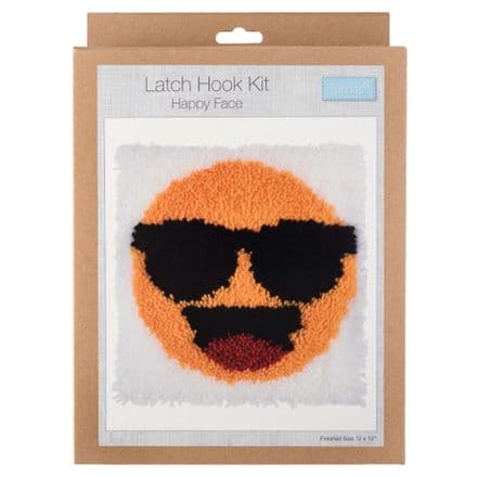 Latch Hook Kit - (Happy Face)