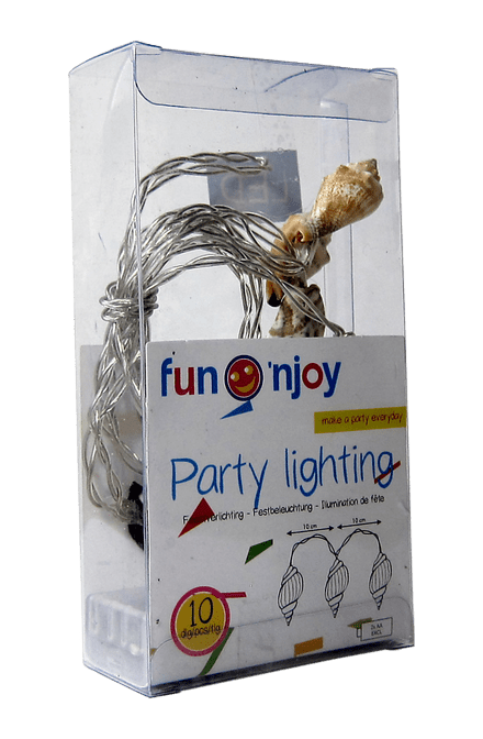 LED  String Chain Fairy Lights  Sea Shells - 10 Shells