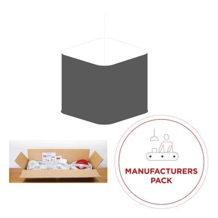 Manufacturing Pack - 30  x  40cm Rounded Square Lampshades