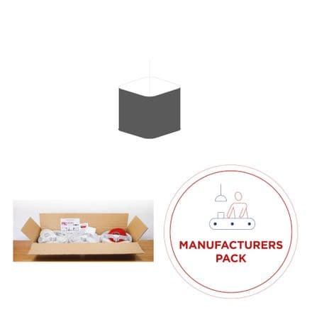 Manufacturing Pack - 50  x  20cm Rounded Square Lampshades