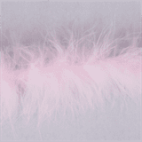 Marabou (Fur) Luxury Trim - 4mm - Pale Pink  x 10mtrs