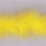 Marabou (Fur) Luxury Trim - 4mm - Yellow  x 10mtrs