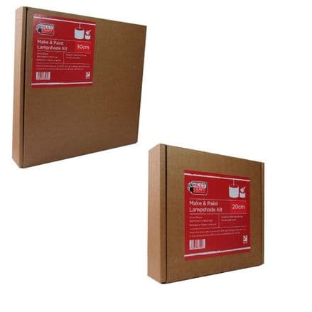 Mixed Trade Pack - Make & Paint Lampshade Kits   12 x 20cm   12  x 30cm