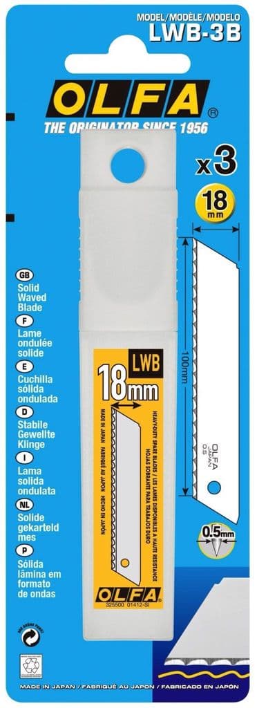 Olfa Insulation Blade 18mm (Pack of 3)  OLF/LWB3B