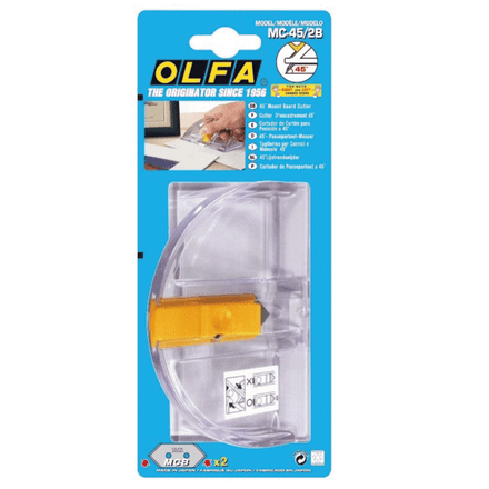Olfa MC-45 Mat Cutter - Includes 2 Spare Blades     OLF/MC45/2B