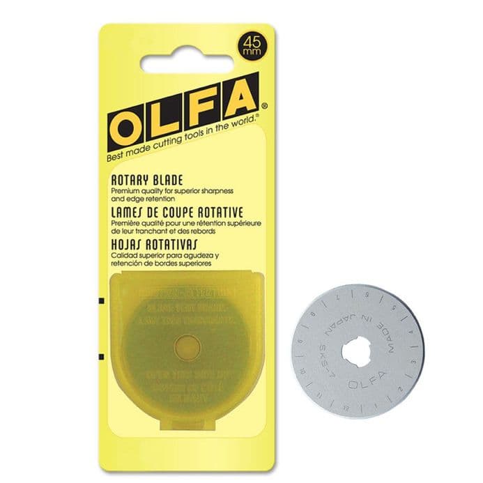 Olfa Rotary Blade 45mm     ( 1 Blade in a Pack)         OLF/RB451