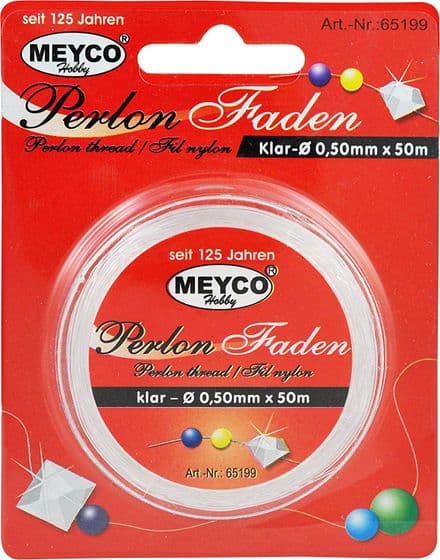Perlon Thread - 0.50mm x 50m (Item No: 65199)