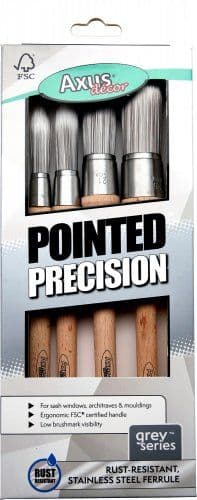 Pointed Precision Brush Set (Grey Series)