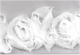Rose Trim -White 45mm x  13.7MTRS (15 YARDS)