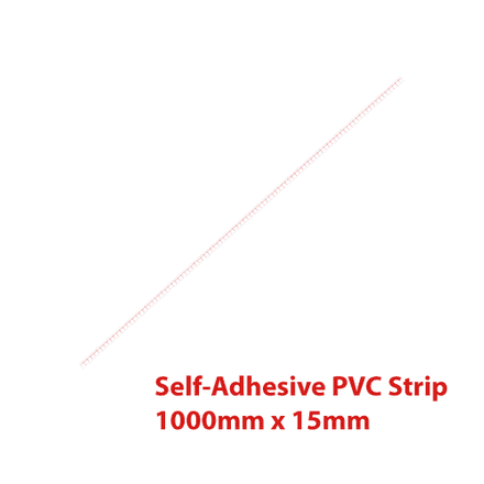 Self Adhesive PVC Strip 1000mm x 15mm