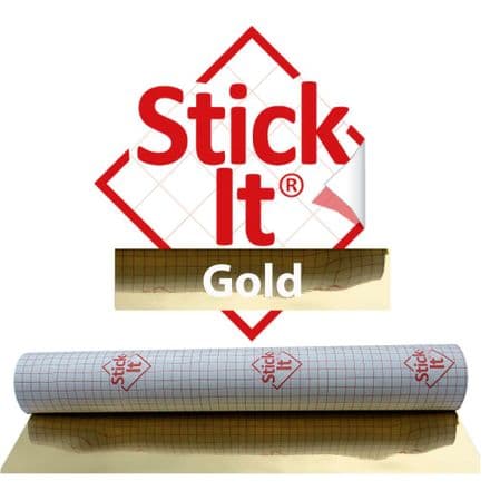 Stick-It ® 134cm Mirror Gold with Protective film Self-Adhesive Lampshade Material