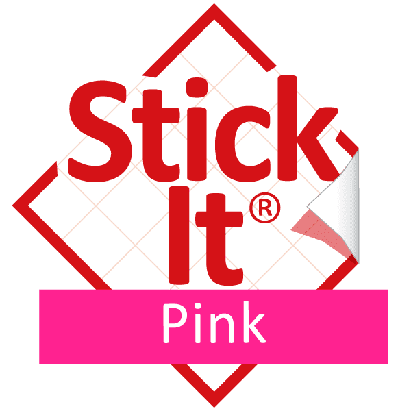 Stick-It ® Pink- Neon Fluorescent Self-Adhesive Lampshade Material 120cm
