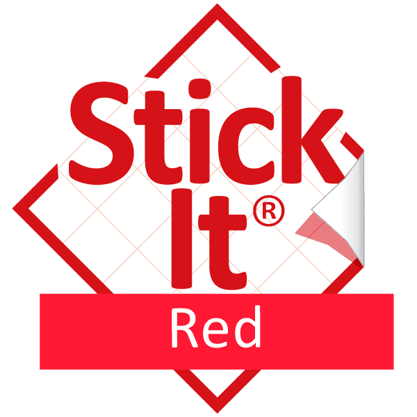 Stick-It ® Red- Neon Fluorescent Self-Adhesive Lampshade Material 120cm