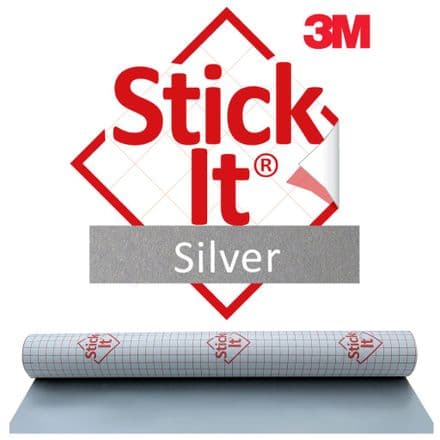 Stick-It ® Silver - Scotchcal - 3M  Self-Adhesive Lampshade Material 122cm