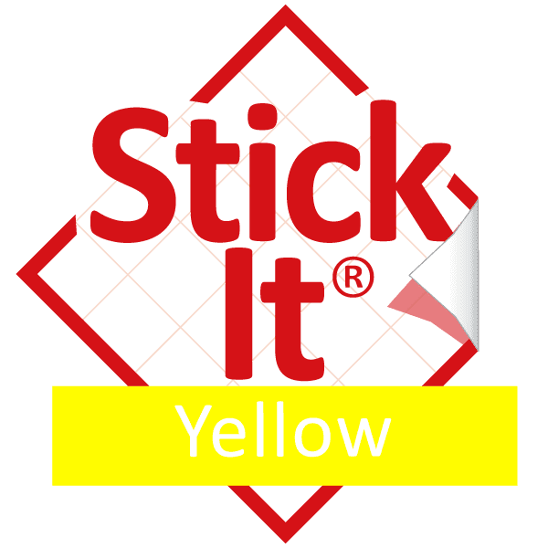Stick-It ® Yellow - Neon Fluorescent Self-Adhesive Lampshade Material 120cm