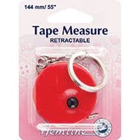 Tape Measure Retractable with Key Ring - 140cm