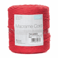 Trimits Macramé Cord 87m x 4mm / 0.5kg - Red