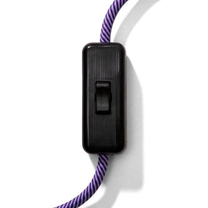Unipolar Wire Breaker Push Rocker Switch - Black