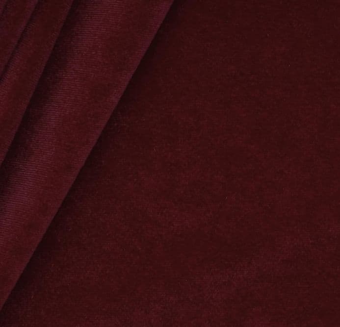 Venetian Velvet Fabric 150cm - 922 Burgundy